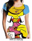 T-Shirt Blusa Feminina P M G