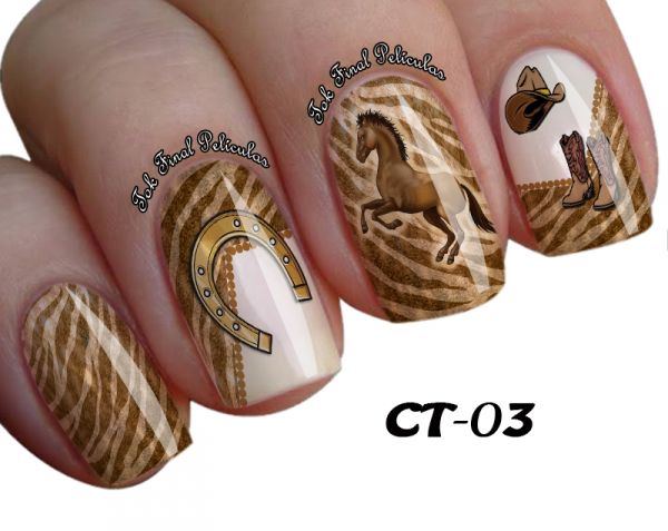 Películas e Adesivos para Unhas Cód.CT-003