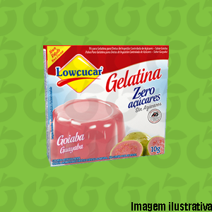 Gelatina Zero Goiaba 10 Gramas Lowçúcar