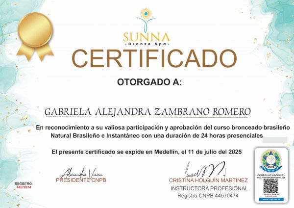 GABRIELA ALEJANDRA ZAMBRANO ROMERO