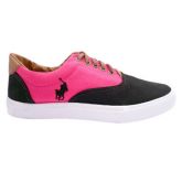 Tênis Polo Ralph Lauren Vaugh Rosa com Preto