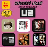 Chaveiros Capa de Discos da Banda U2
