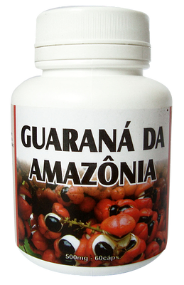 guarana da amazonia 500mg atacado 12 frascos c/60 capsulas