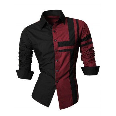 Camisa de Manga Longa Bloco Listrada - ME0007