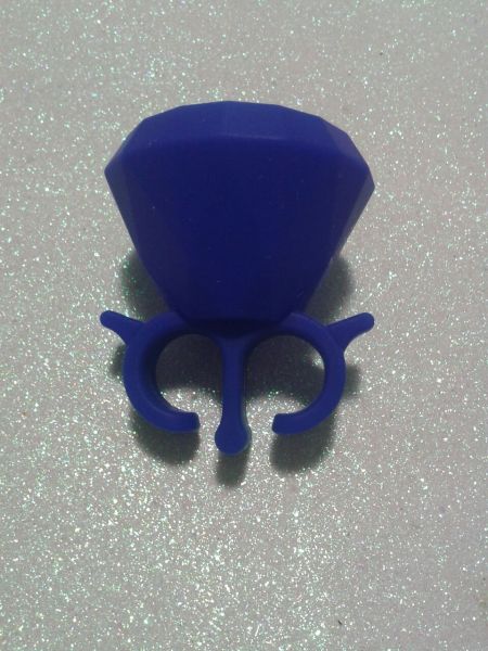 Anel Suporte azul para esmalte