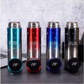 Garrafa Térmica Inteligente De Aço Inoxidável 500ml Estrela Com Led Display