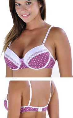 SOUTIEN EM MICROFIBRA ESTAMPADA COM RENDA E LACINHO I47.A