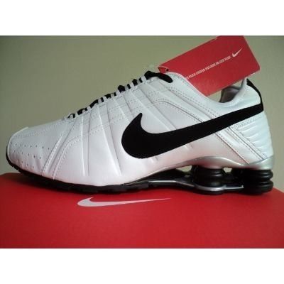 Tênis Nike Shox Junior Branco e Preto Importado China