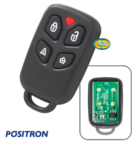 Controle Positron Alarme PX40 Telecomando CD4104
