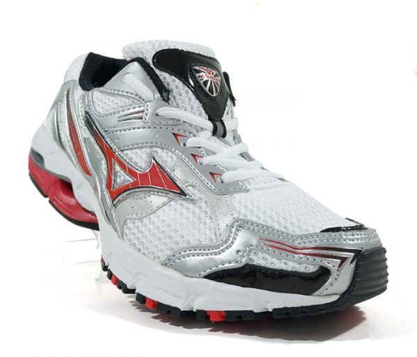 Tênis Mizuno Wave Inspire 6 Prata e Vermelho