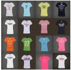 hollister; manga curta senhoras marca t- shirtsml