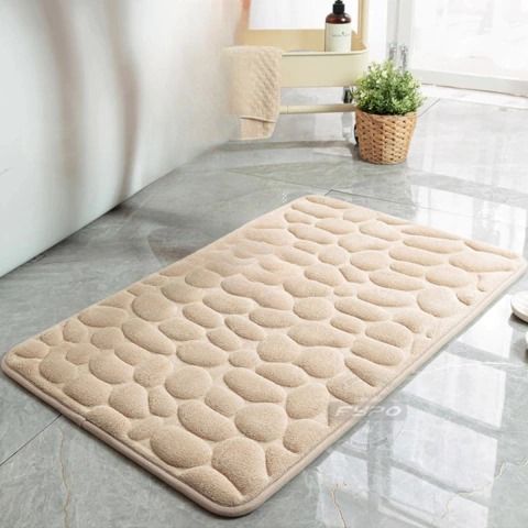 Tapete Macio Bege 40 x 60 cm