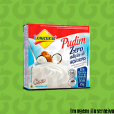 Pudim de Coco Zero Açúcar 25 Gramas Lowçúcar