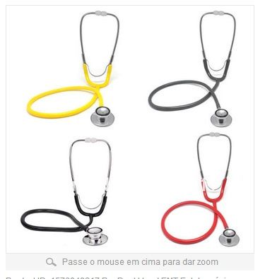 Estetoscópio duplo vária cores