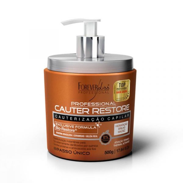 Cauter Restore Passo Único Forever Liss 500g