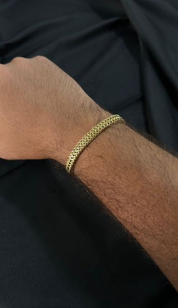 *pulseira masculina de aço inoxidável*