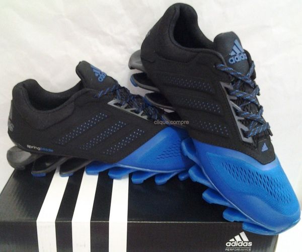 Tênis Adidas Springblade Drive 2015 Importado China Preto e Azul