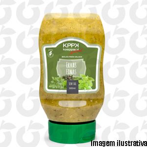 Molho Ervas Finas Gourmet Zero Sódio 300 Gramas Keeppack