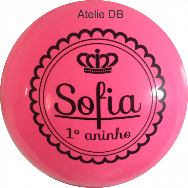 Kit com 20 bolas de vinil Personalizadas