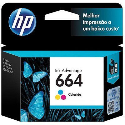 Cartucho HP 664 Colorido Original