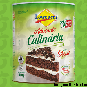 Adoçante de Culinária 400 Gramas Lowçúcar