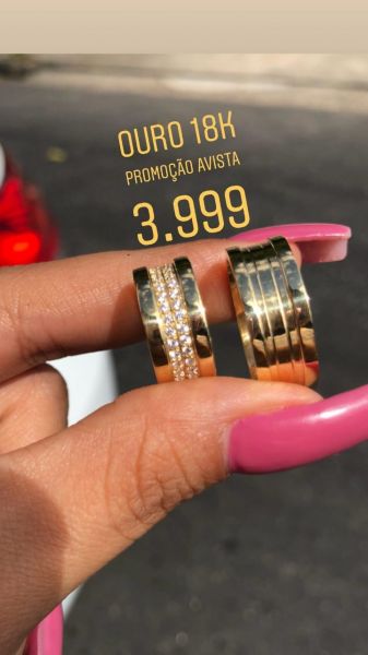 Par Aliança Ouro 18k