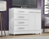 Comoda Gisele 4G2P Branco Quarta Divisao