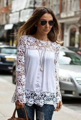 Blusa Crochet
