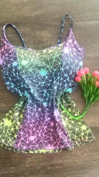 Blusa com bojo Colorido