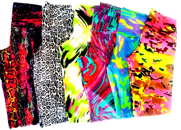 ATACADO 10 Calças Legging estampas variadas