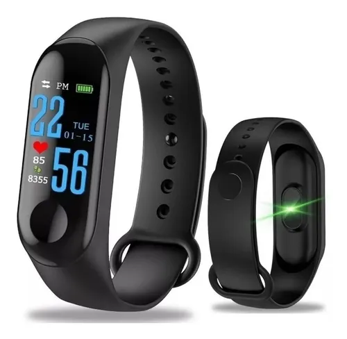 Pulseira Inteligente Smartband M3 Monitor Cardíaco Relógio