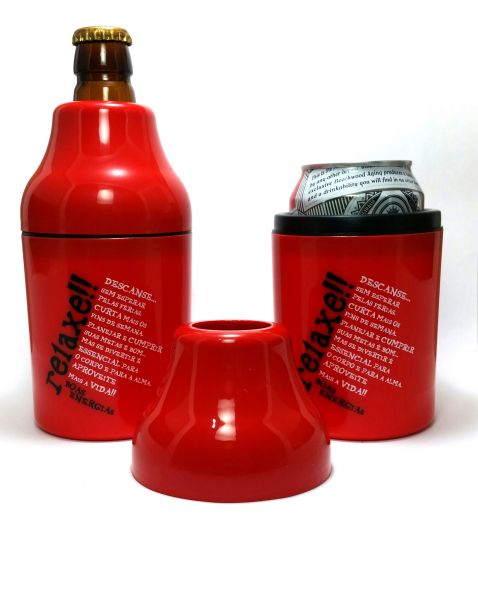 Porta Litrinho e Lata (Relaxe Vermelho)