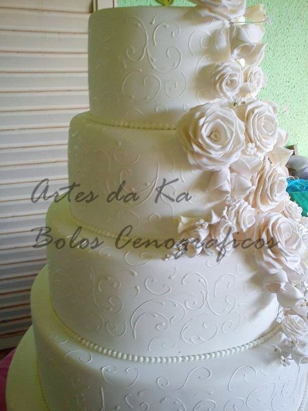 Bolo cenográfico Casamento