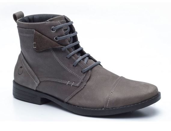 BOTA MASCULINA BLUEBERRY LOW RIDER - CINZA - 4143H