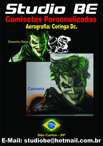 Aerografia do Coringa D.c