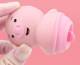 VIBRADOR PORQUINHO LINGUINHA 6 VIBRAÇÕES USB