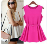 Blusa Ana Cláudia - com cinto Cod.: 358