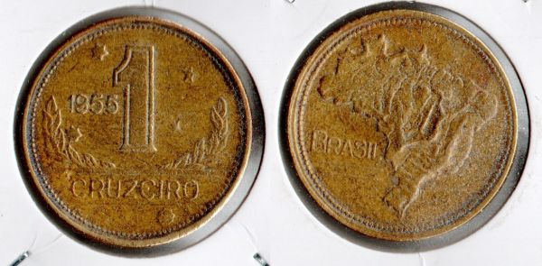 BX236/3 - 1 Cruzeiro 1955 - 1.758.000