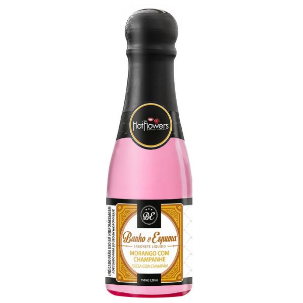 Espuma Morango com chamapanhe
