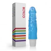 Vibrador Multivelocidade Color - Cor Azul