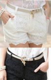 Bermuda Renda e Guipir Cód M