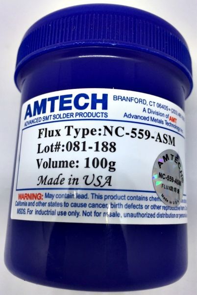 Fluxo De Solda Amtech Nc-559-asm 100g Bga Reballing