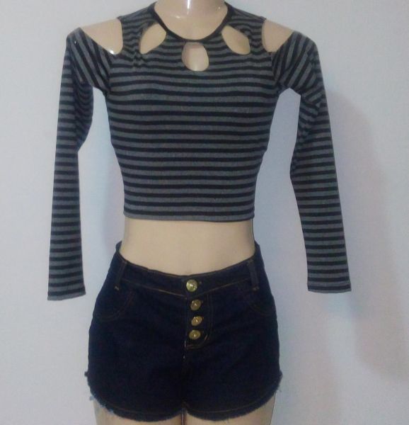 Cropped Ombro de Fora