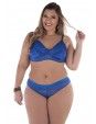 CONJUNTO PLUS SIZE SEM BOJO EM RENDA L50