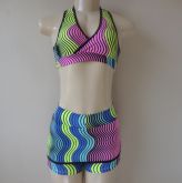 Conjunto Fitness Saia frontal