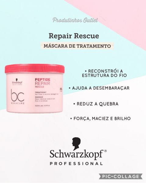 Mascara Repair Rescue Schwarzkopf Bonacure - 50 ml