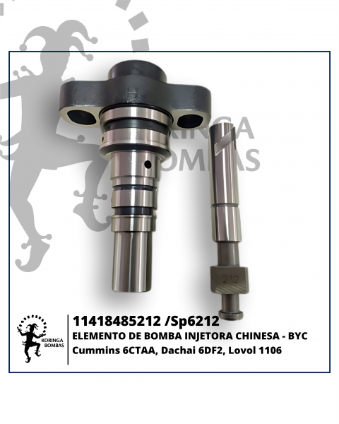 11418485212 ELEMENTO DE DOMBA INJETORA BYC (P212)