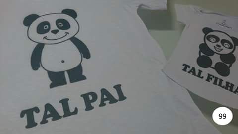 T-shirts tal pai tal filha