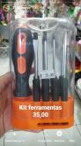 Kit chaves fenda e philips no estojo
