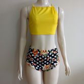 BIQUINI HOT PANT  COM  CROPPED